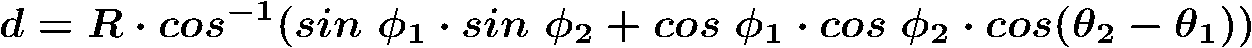 map distance formula