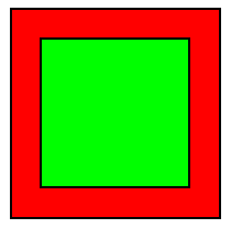 Map green with red border